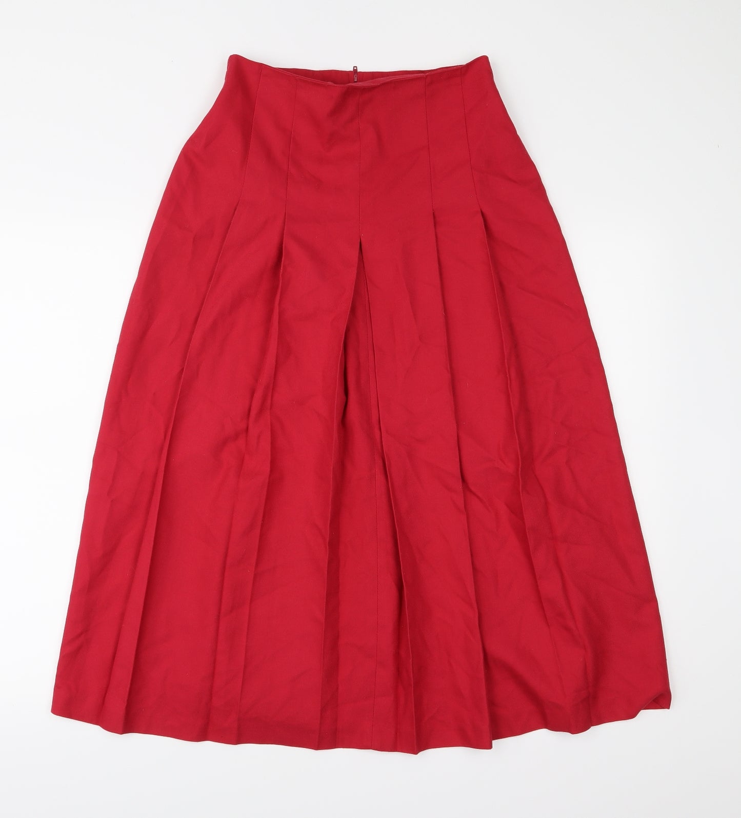 Preworn Womens Pink   Pleated Skirt Size 12