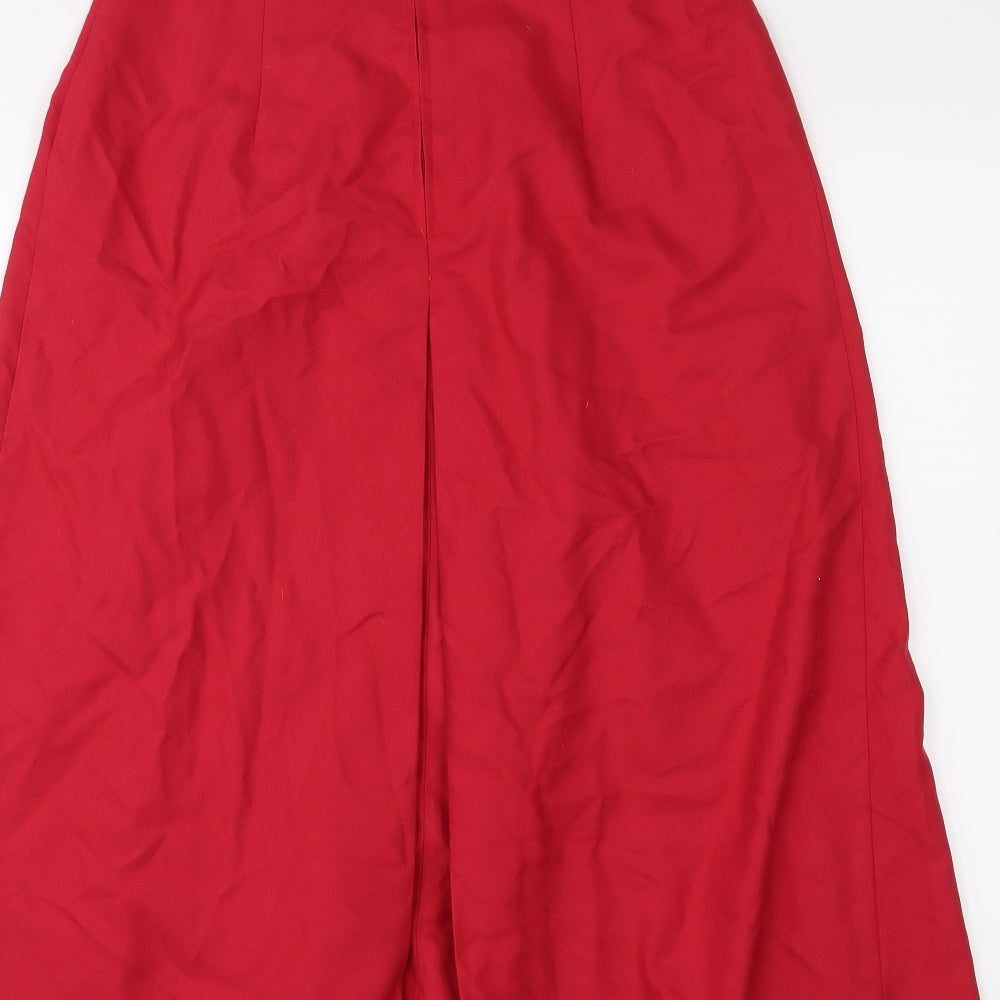 Preworn Womens Pink   Pleated Skirt Size 12