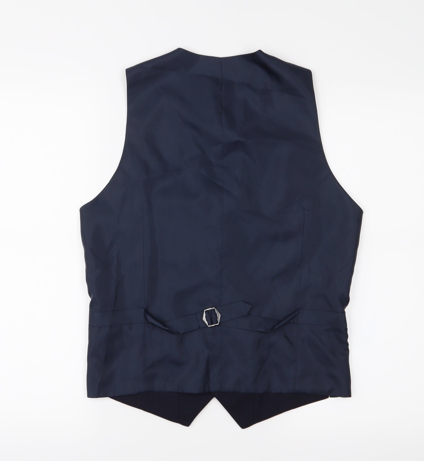 M&S Mens Blue   Jacket Waistcoat Size S