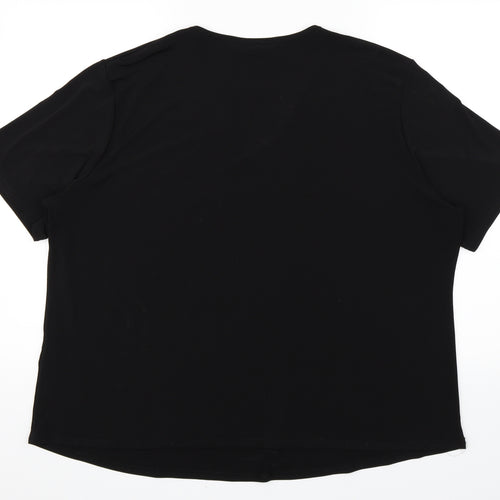 BM Womens Black   Basic Blouse Size XL