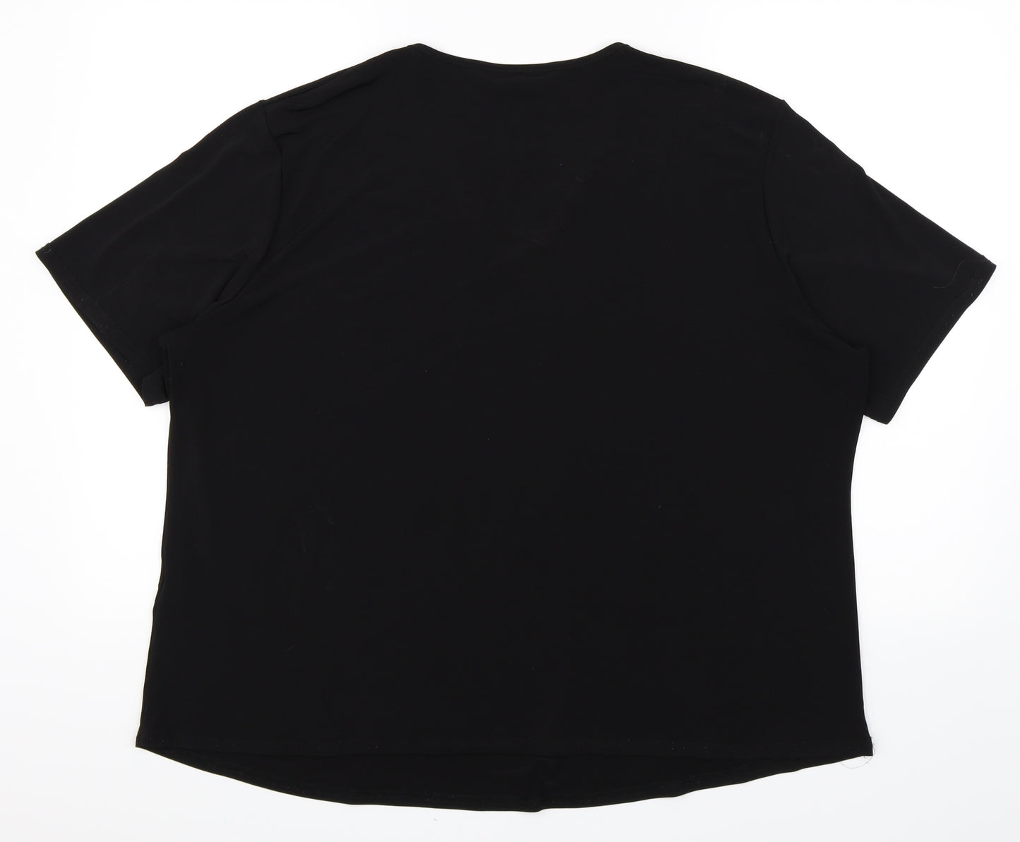 BM Womens Black   Basic Blouse Size XL