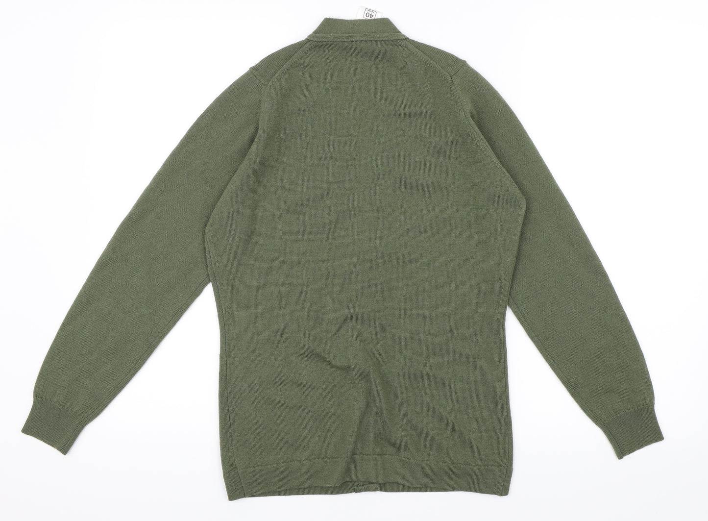 St Michael Womens Green   Cardigan Jumper Size 12