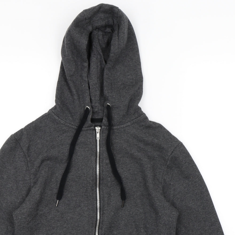 Primark Womens Grey   Full Zip Hoodie Size XS