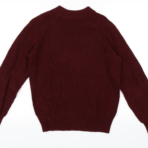 H&M Womens Red   Pullover Jumper Size S