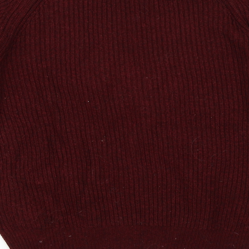 H&M Womens Red   Pullover Jumper Size S