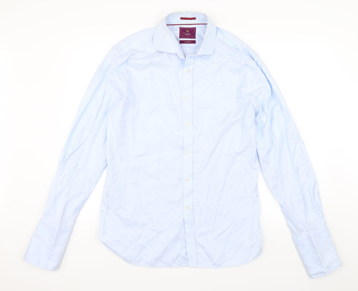 Marks and Spencer Mens Blue    Dress Shirt Size 16.5