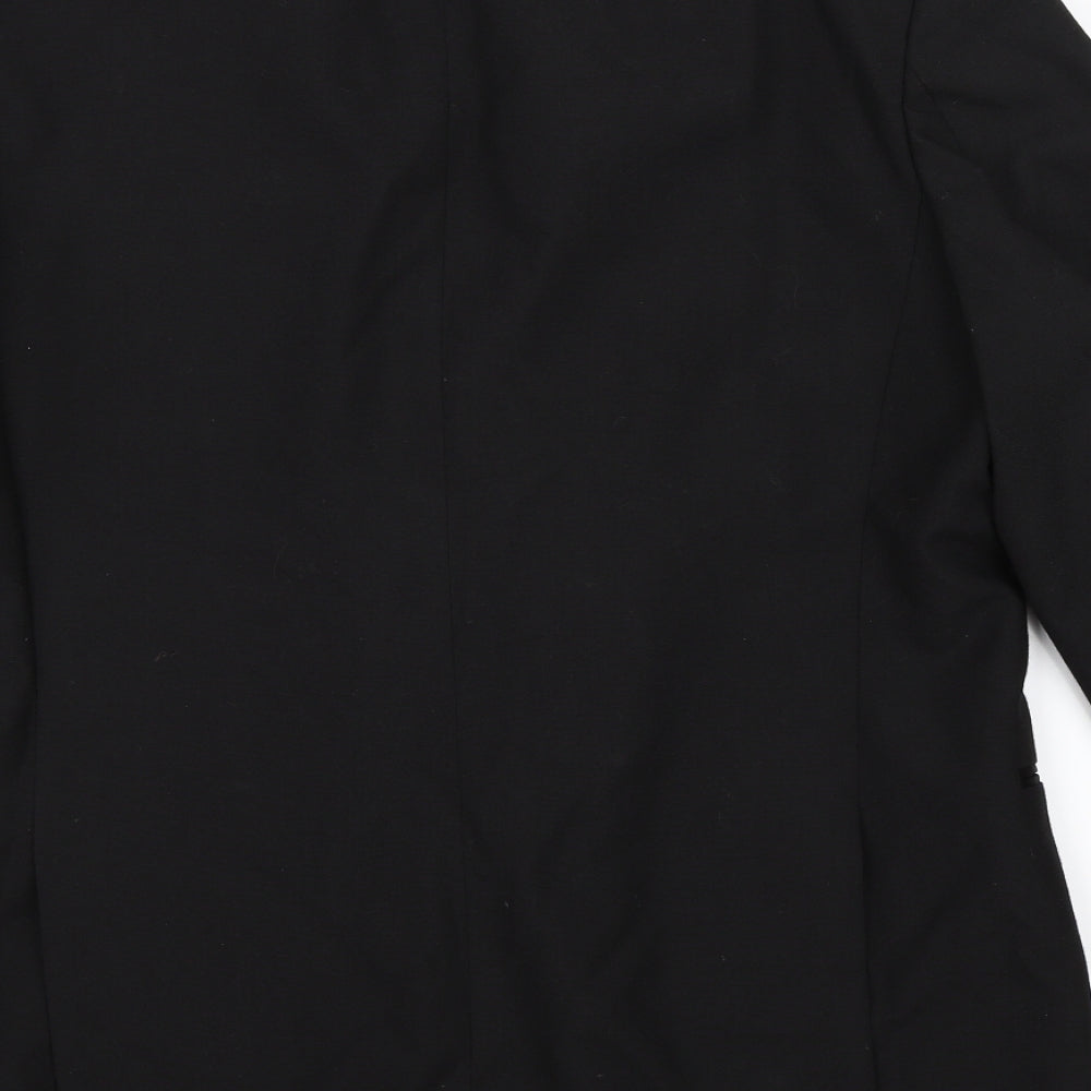 House of Fraser Mens Black   Jacket Blazer Size 44
