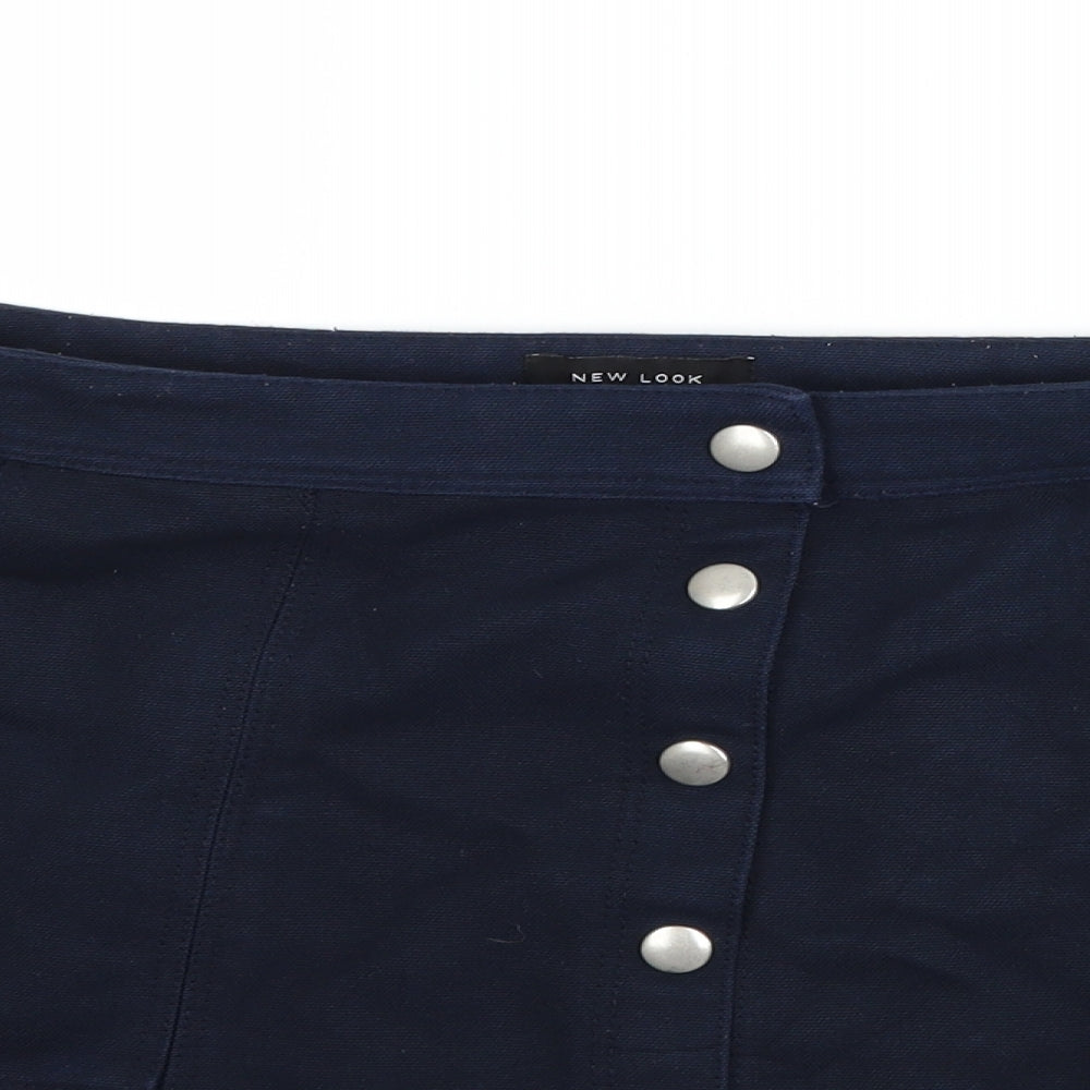 New Look Womens Blue   A-Line Skirt Size 14