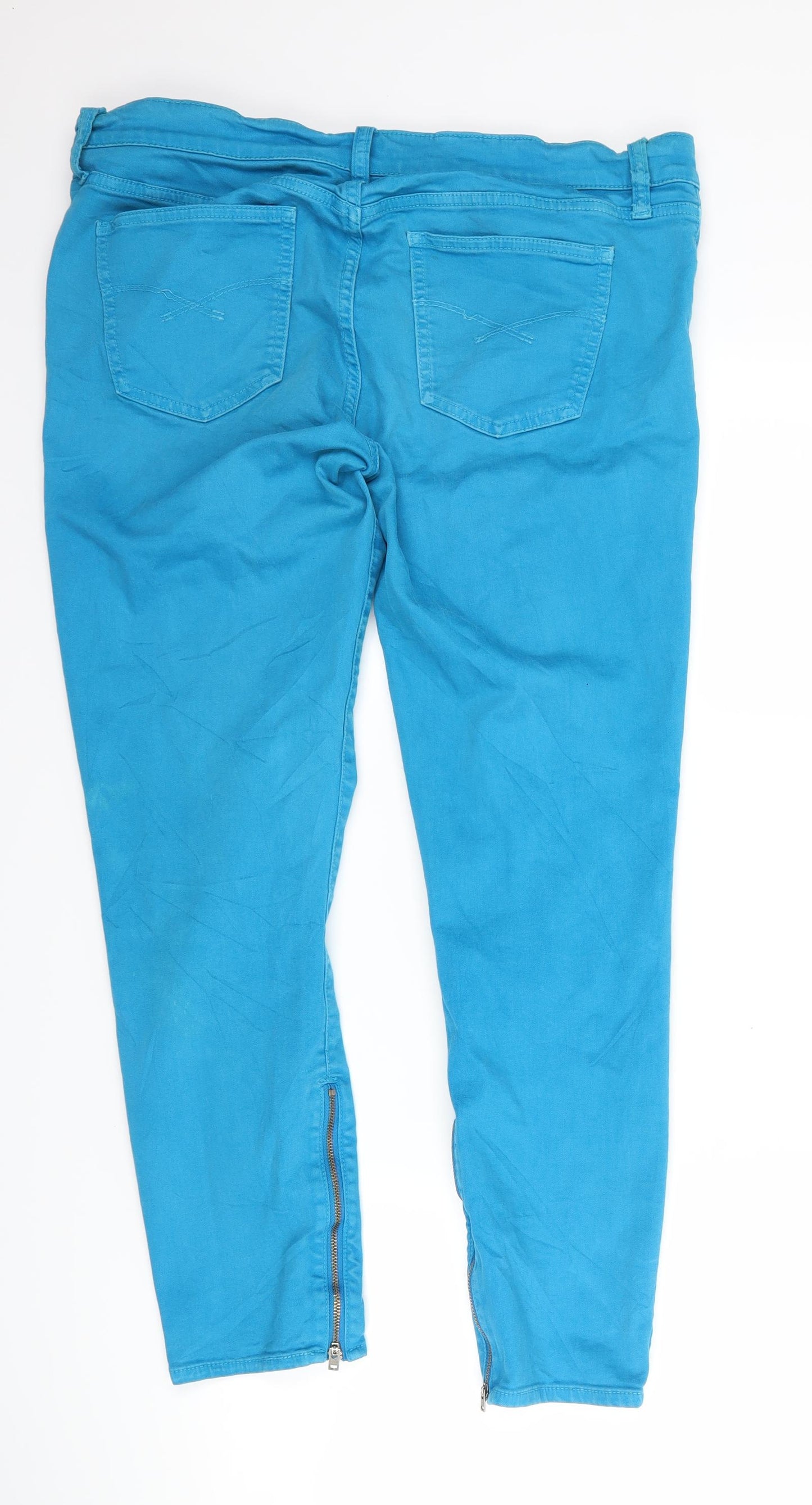 1969 Womens Blue  Denim Jegging Jeans Size 14 L28 in