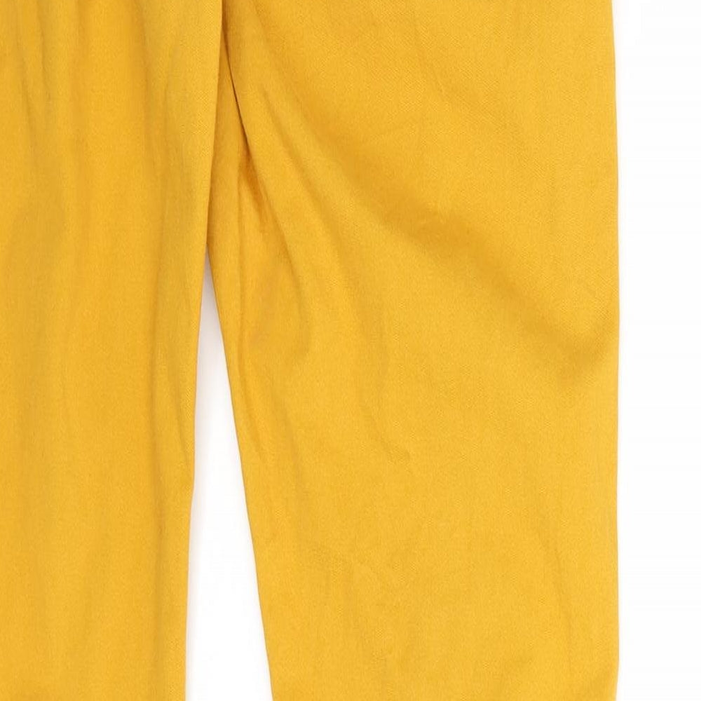 GU Womens Yellow  Denim Skinny Jeans Size 32 L29 in