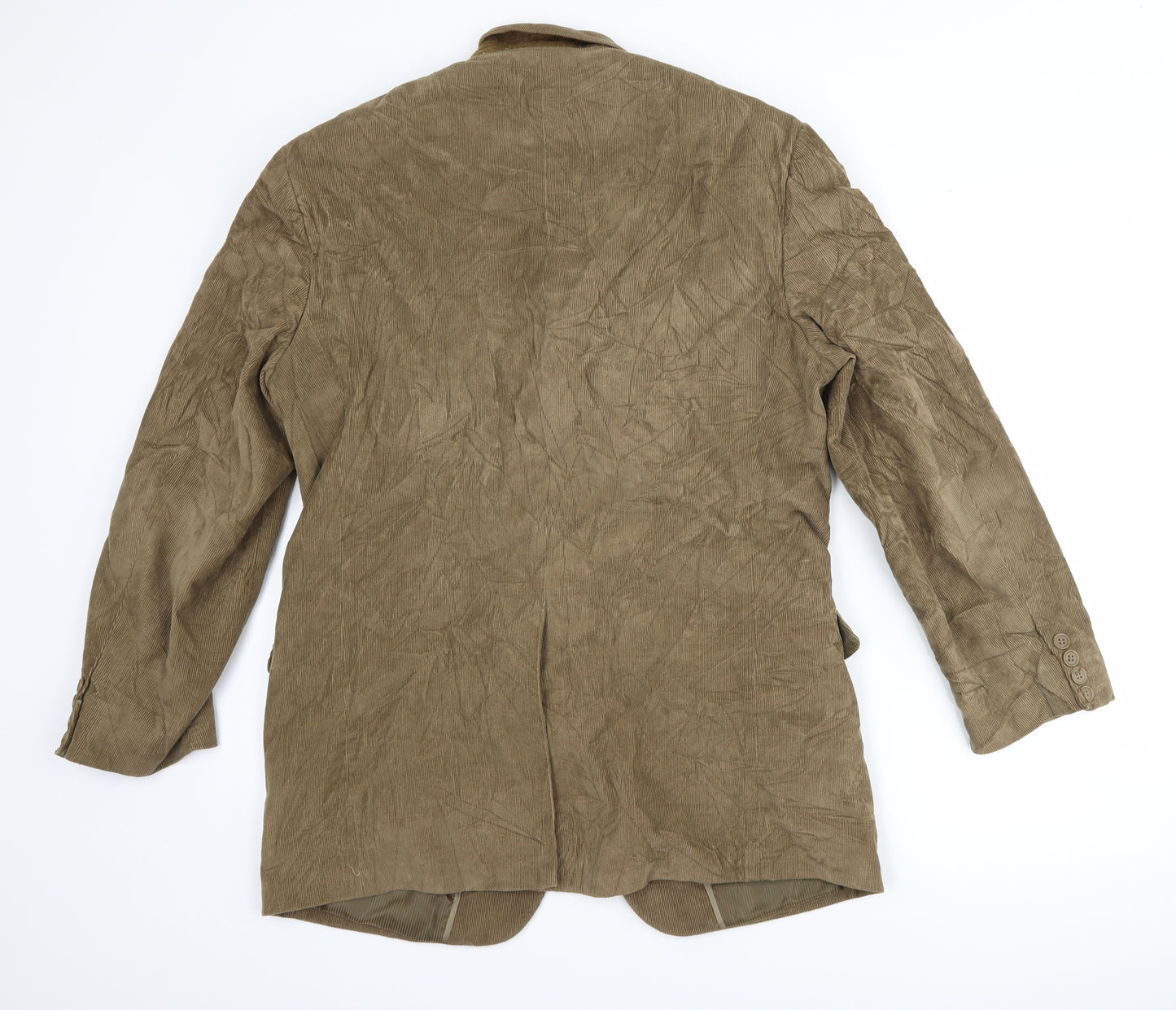 Marks and Spencer Mens Brown  Corduroy Jacket Suit Jacket Size 38