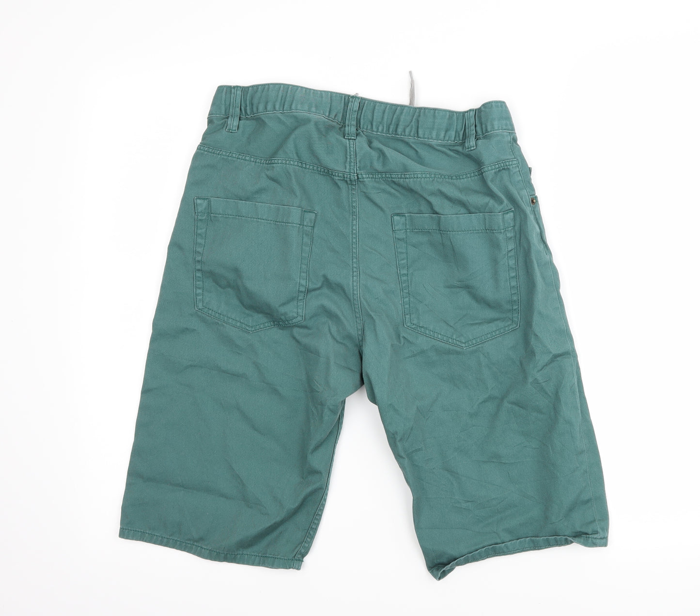 H&M Boys Green   Chino Shorts Size 15 Years
