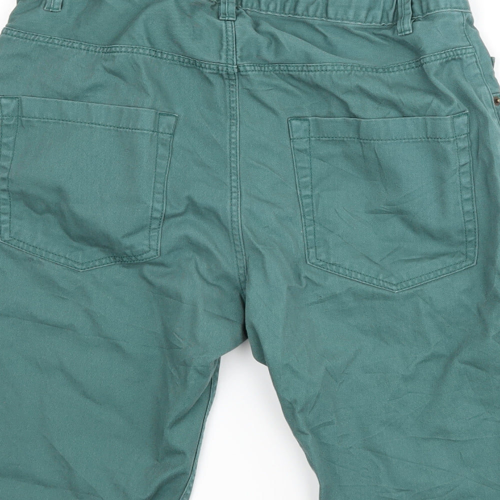 H&M Boys Green   Chino Shorts Size 15 Years