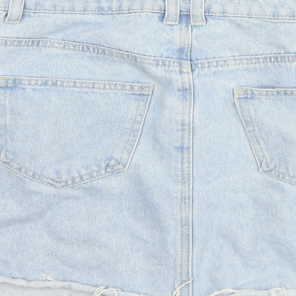 DENIM CO Womens Blue  Denim A-Line Skirt Size 12