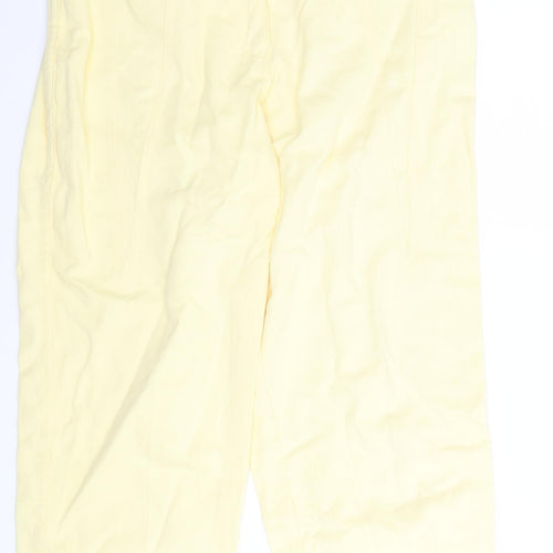 DASH Womens Yellow   Trousers  Size S L26 in