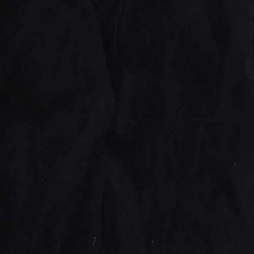 Uni qlo Mens Black  Corduroy Trousers  Size 30 L28 in