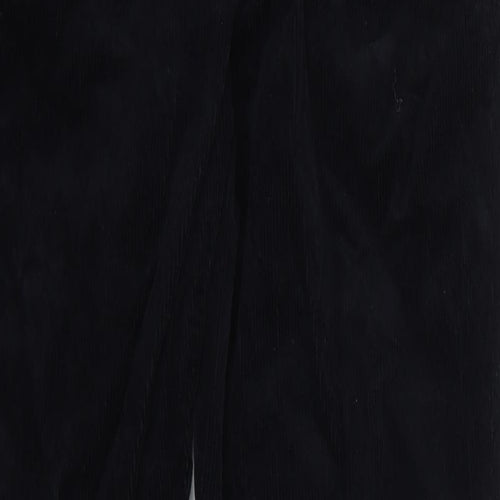 Uni qlo Mens Black  Corduroy Trousers  Size 30 L28 in
