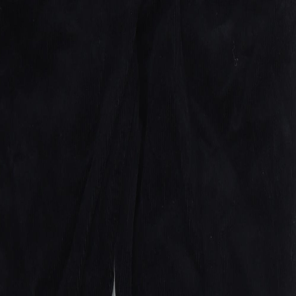 Uni qlo Mens Black  Corduroy Trousers  Size 30 L28 in