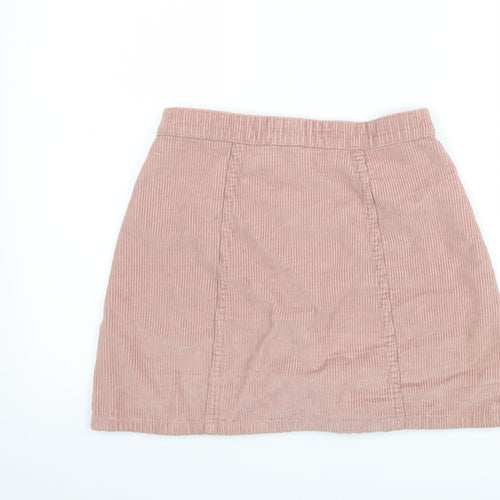 denim co Womens Pink  Corduroy Mini Skirt Size 8