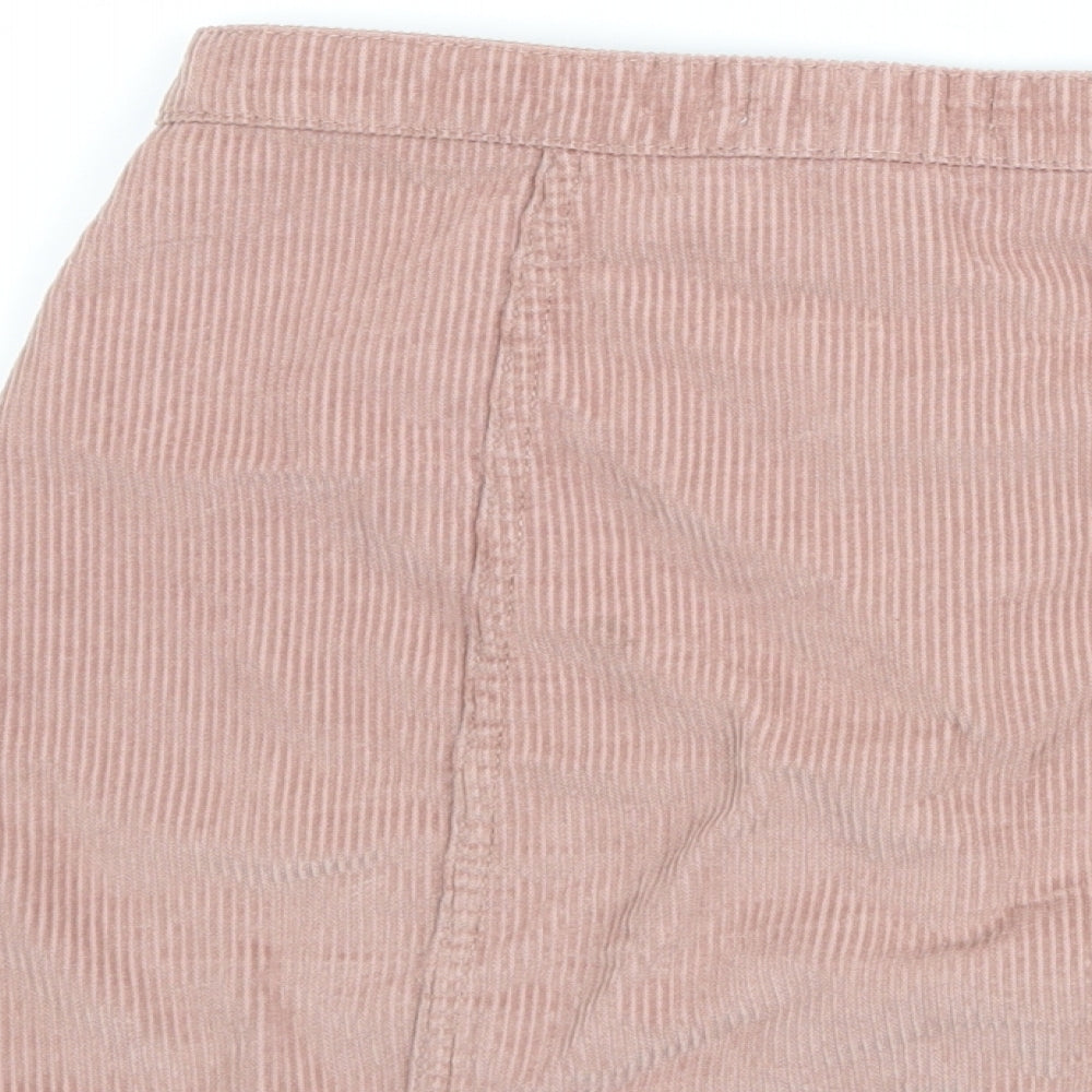 denim co Womens Pink  Corduroy Mini Skirt Size 8