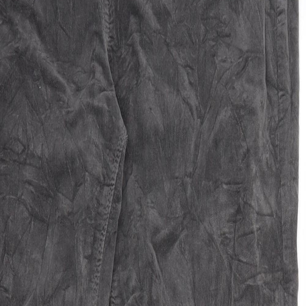 Per Una Womens Grey  Corduroy Trousers  Size 16 L30 in