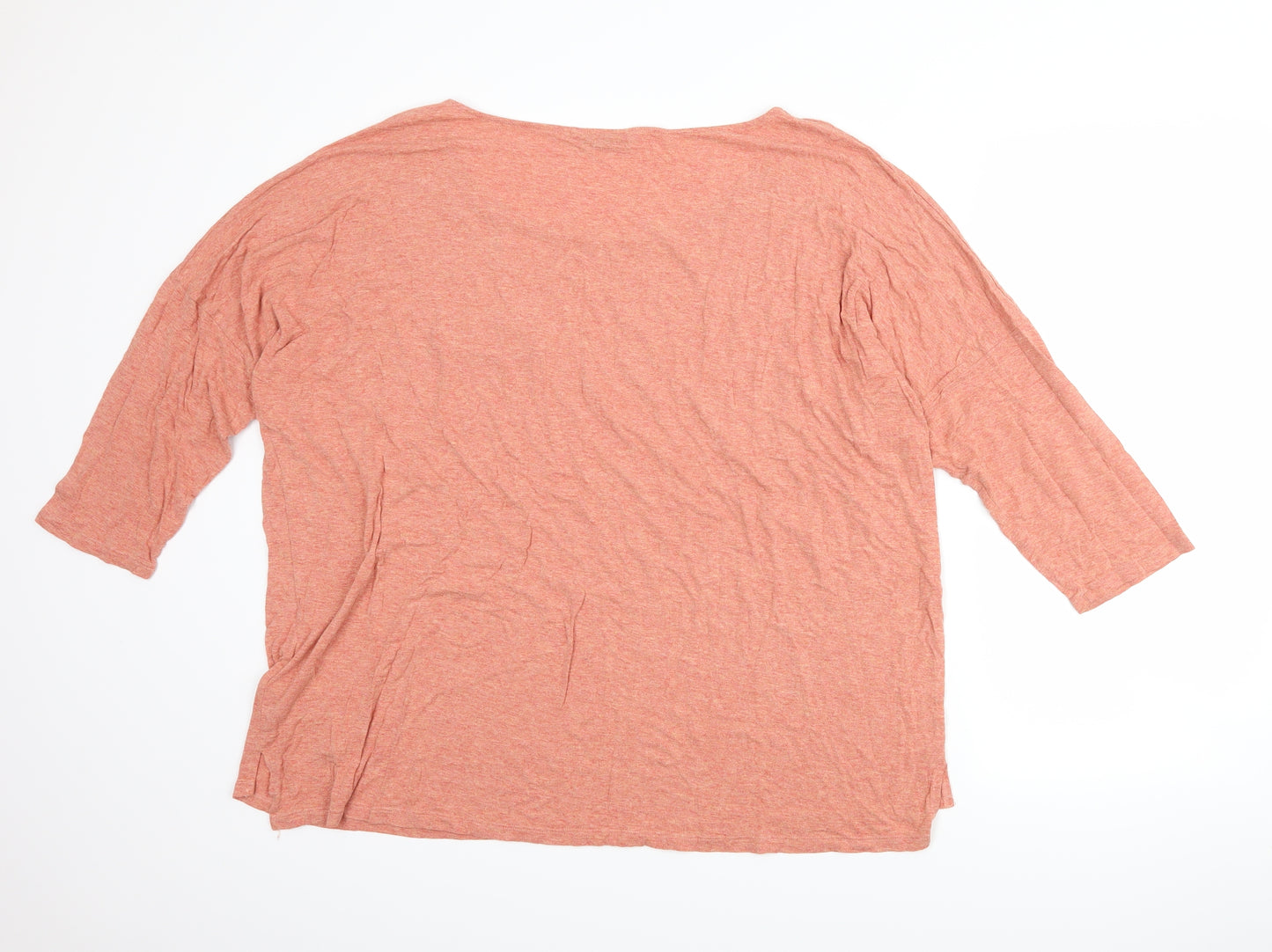 Marks and Spencer Womens Orange   Basic T-Shirt Size 20