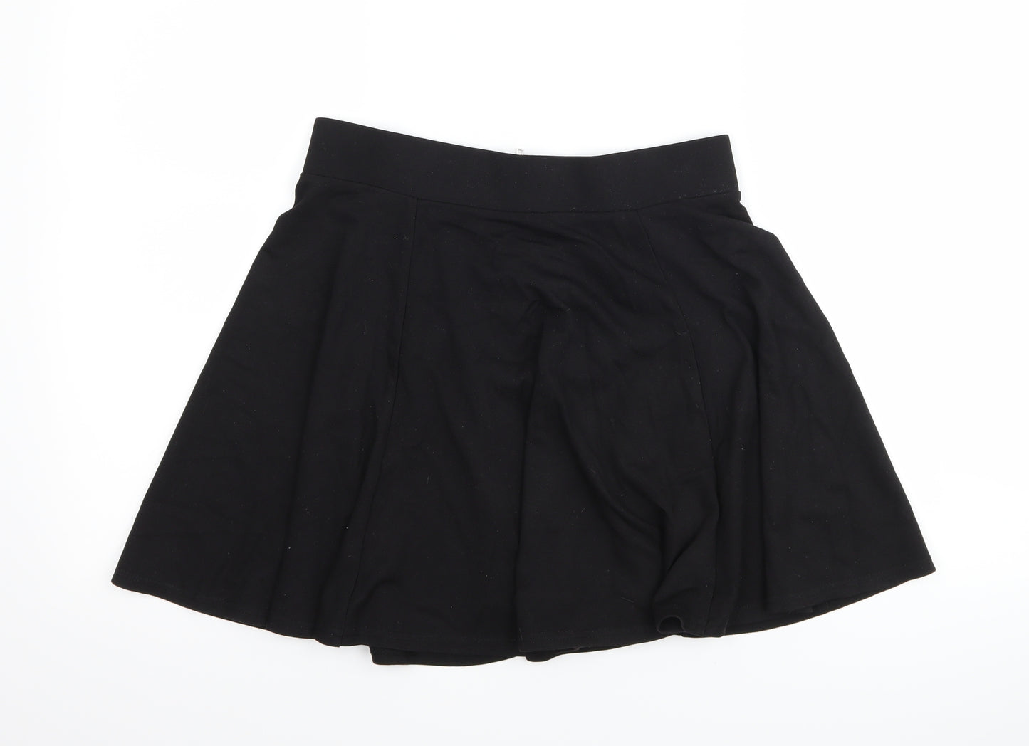 H&M Womens Black   Skater Skirt Size S