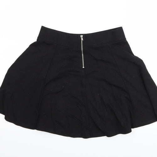 H&M Womens Black   Skater Skirt Size S