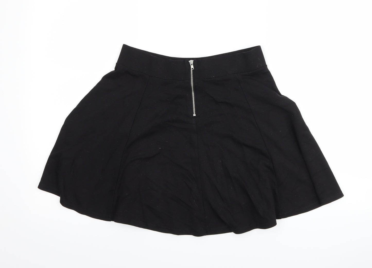 H&M Womens Black   Skater Skirt Size S