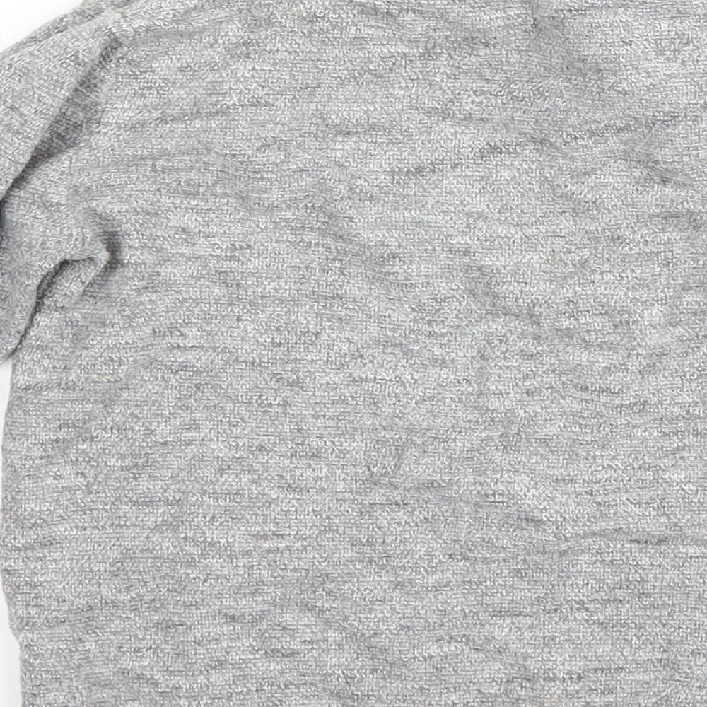 NEXT Boys Grey Check  Pullover Jumper Size 7 Years