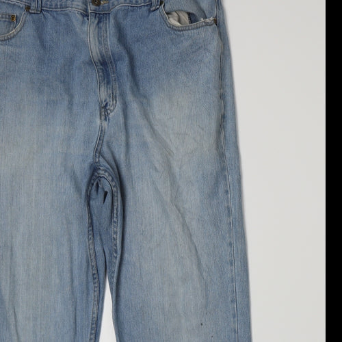 Cherokee Womens Blue  Denim Straight Jeans Size 42 L28 in
