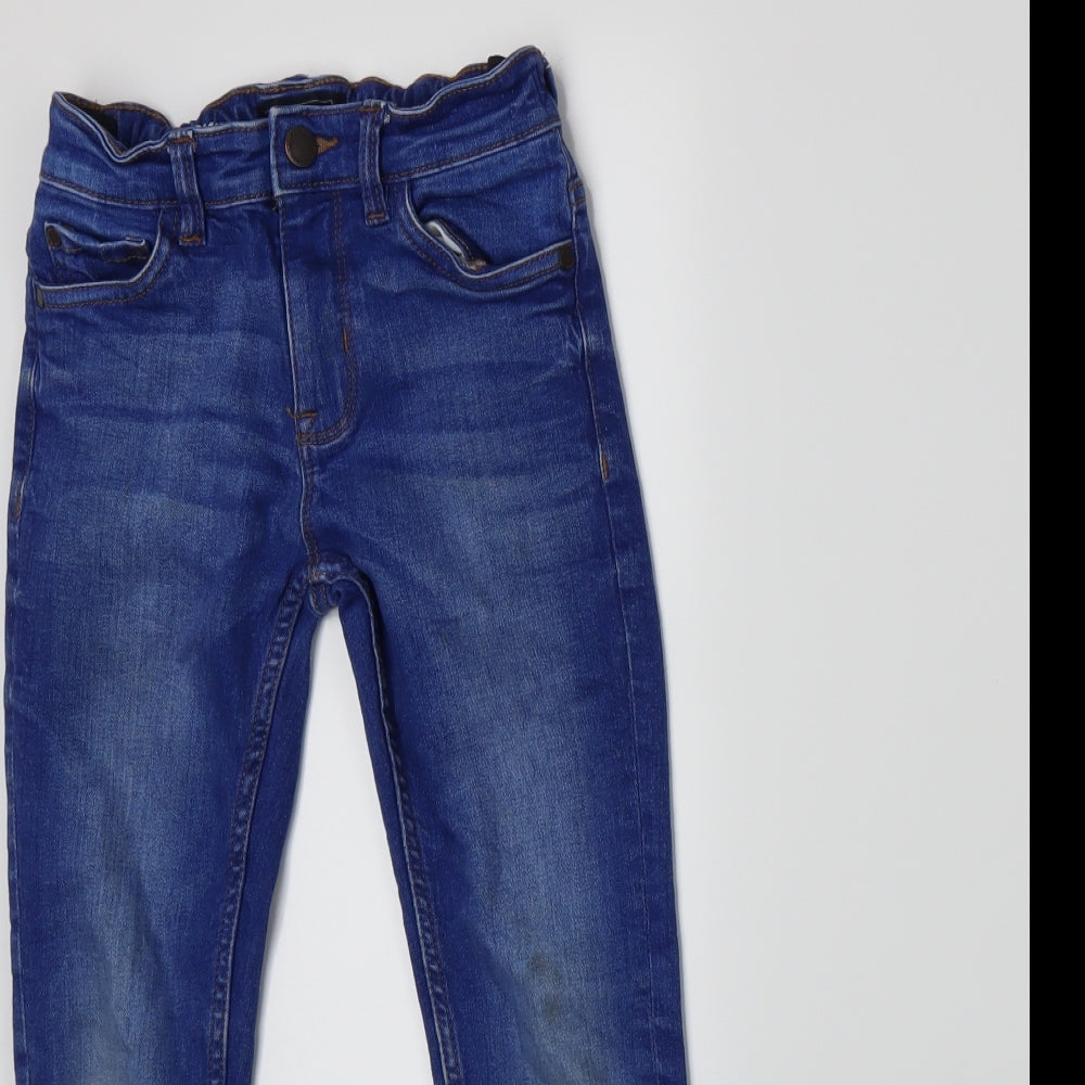 NEXT Boys Black  Denim Skinny Jeans Size 7 Years