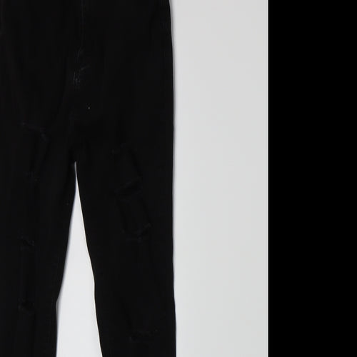 SheIn Womens Black  Denim Skinny Jeans Size S L25 in