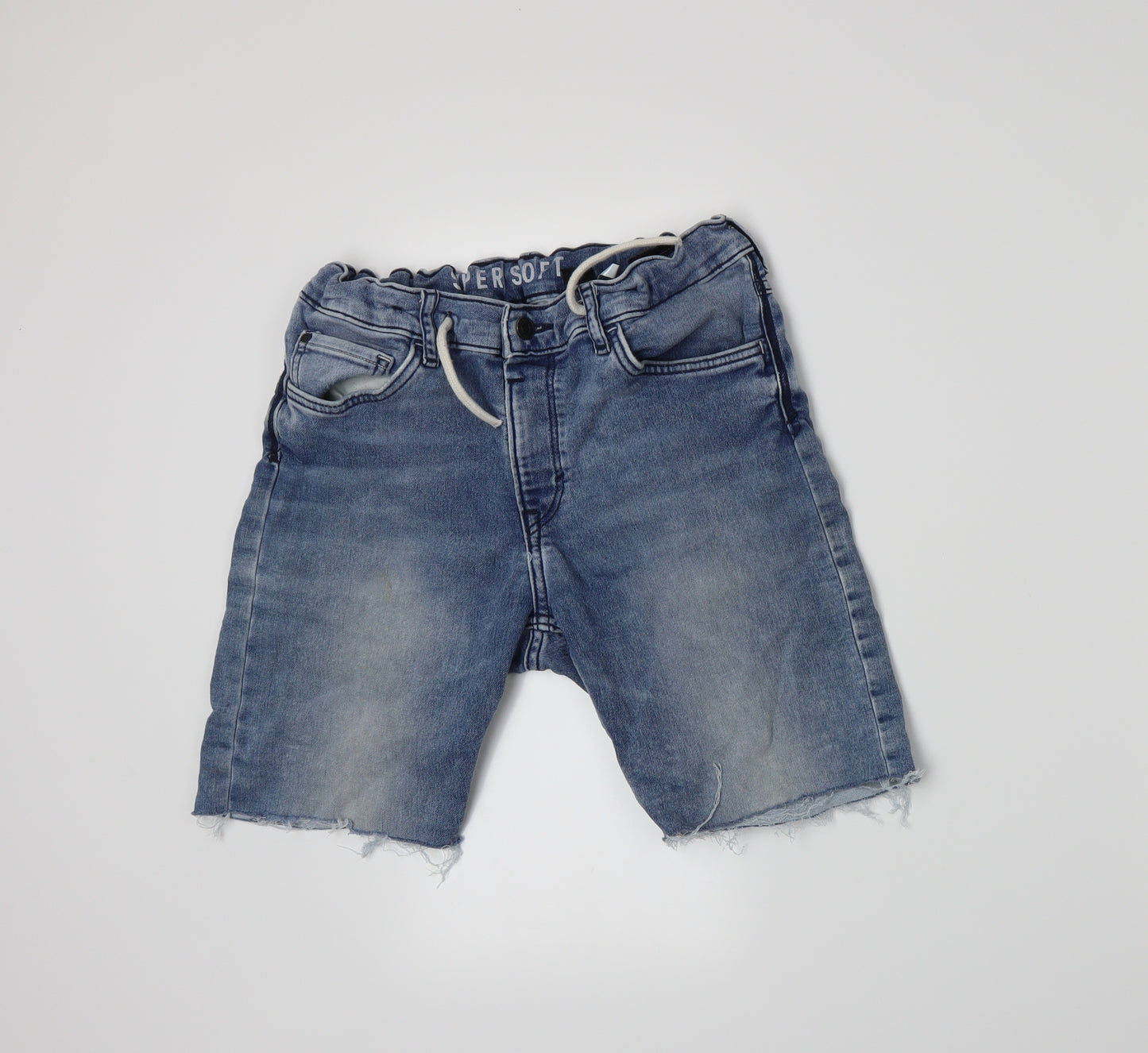 H&M Boys Blue  Denim Bermuda Shorts Size 13-14 Years
