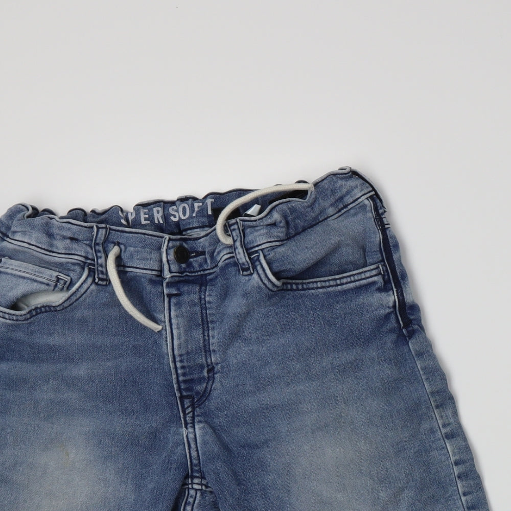 H&M Boys Blue  Denim Bermuda Shorts Size 13-14 Years