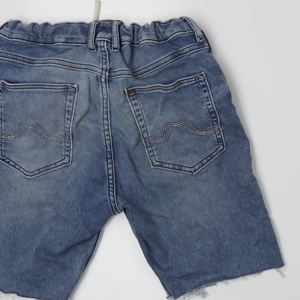 H&M Boys Blue  Denim Bermuda Shorts Size 13-14 Years
