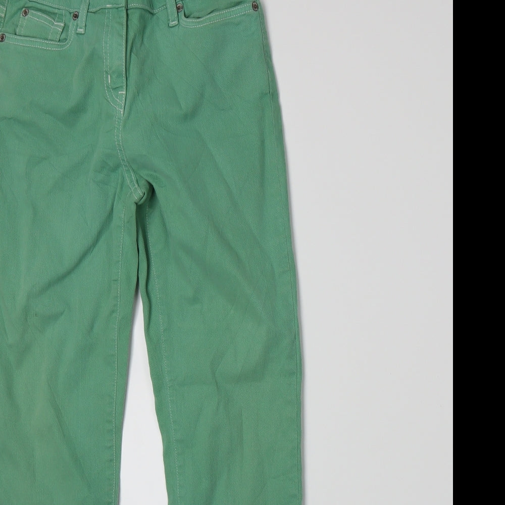 Boden Womens Green   Straight Jeans Size 8 L27 in
