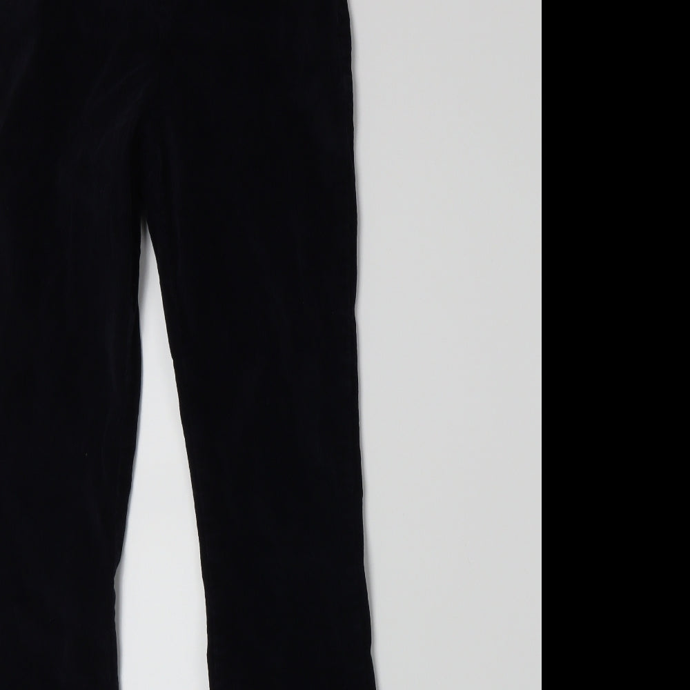 Missguided Womens Blue  Corduroy Flared Jeans Size 4 L32 in