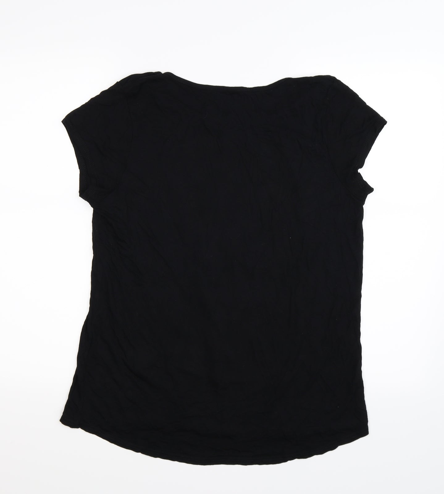 HOT TIN ROOF Womens Black   Basic T-Shirt Size XL  - YOUNG AND RECKLESS