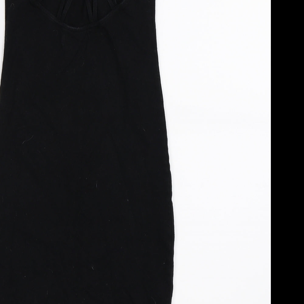Motel Womens Black   Slip Dress  Size XS