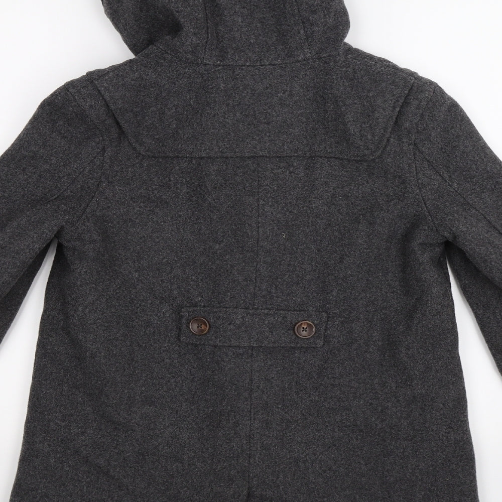 Boden Girls Grey  Knit Track Jacket Coat Size 9-10 Years