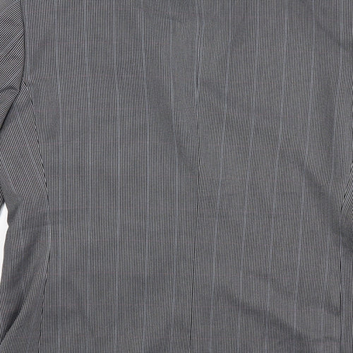 charles Gray Mens Blue Herringbone  Jacket Suit Jacket Size 42