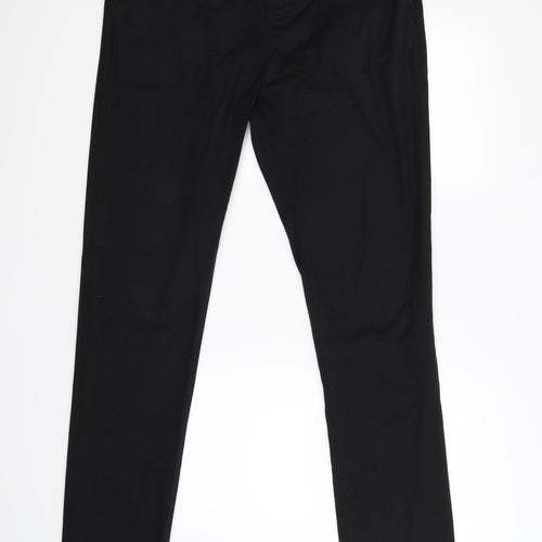ASOS Mens Black   Chino Trousers Size 36 L38 in - long leg