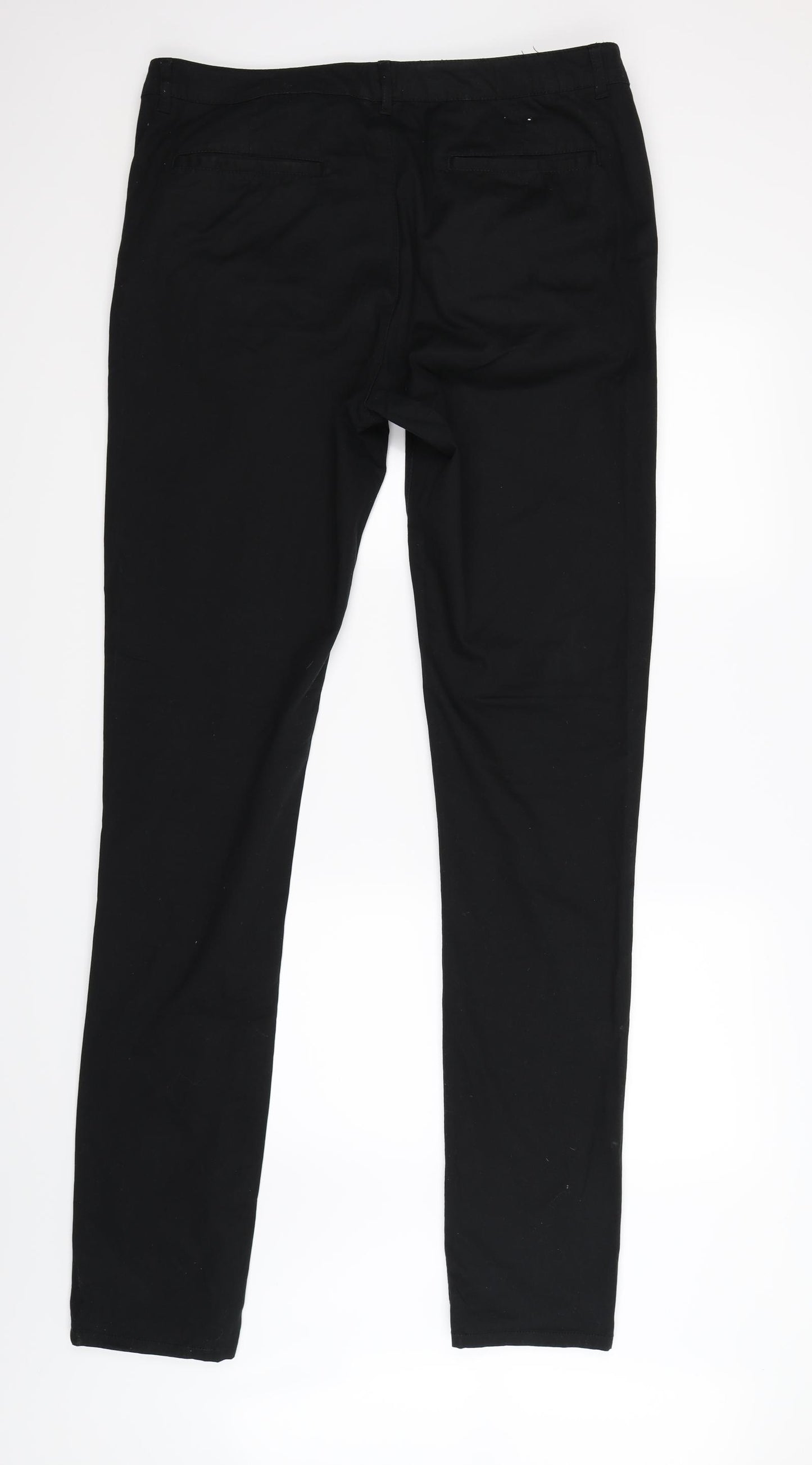 ASOS Mens Black   Chino Trousers Size 36 L38 in - long leg