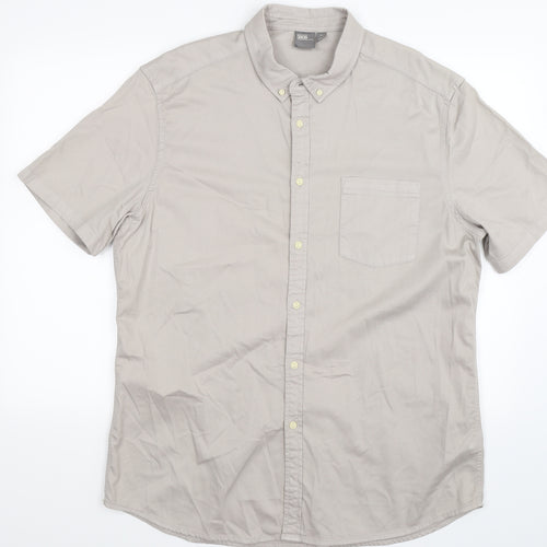 ASOS Mens Grey    Button-Up Size 2XL  - stone