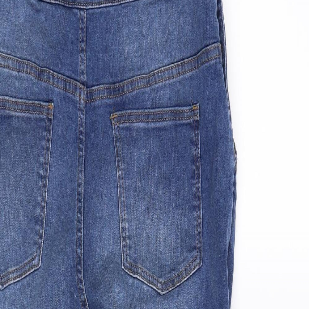 Marks and Spencer Girls Blue  Denim Dungaree One-Piece Size 12-13 Years