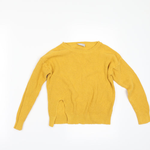 Matalan Girls Yellow   Shrug Jumper Size 8 Years
