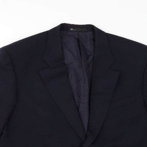 BHS Mens Blue   Jacket Suit Jacket Size 42