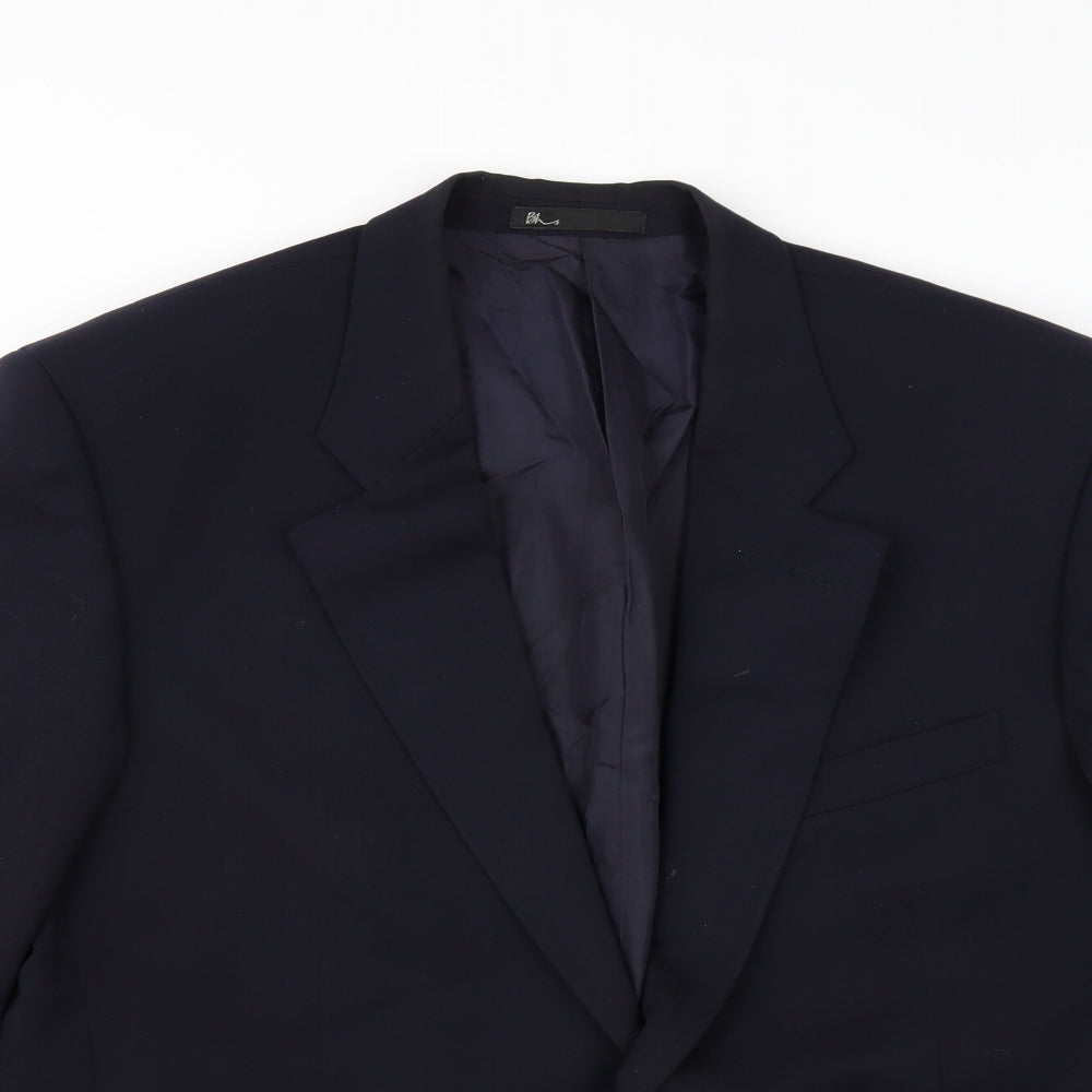 BHS Mens Blue   Jacket Suit Jacket Size 42