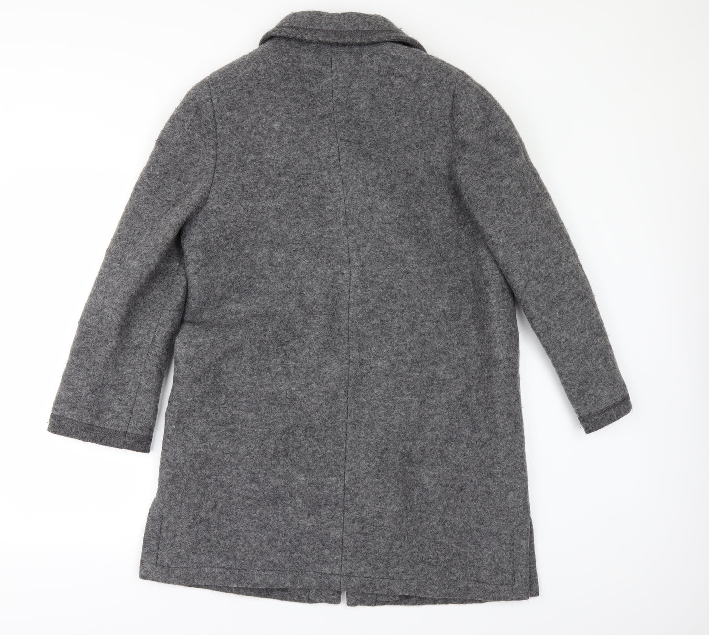 Eastex Womens Grey  Rayon Overcoat Coat Size 10